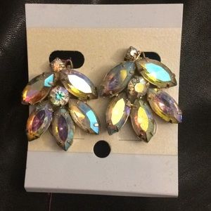 Weiss? Aurora Borealis vintage clip on’s